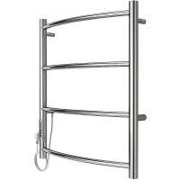 Электрический полотенцесушитель Azario Verona 500x600 П4 AZ04756 диммер слева Хром
