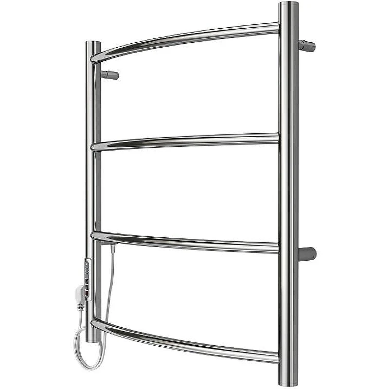 Электрический полотенцесушитель Azario Verona 500x600 П4 AZ04756 диммер слева Хром