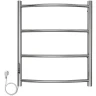 Электрический полотенцесушитель Azario Verona 500x600 П4 AZ04756 диммер слева Хром