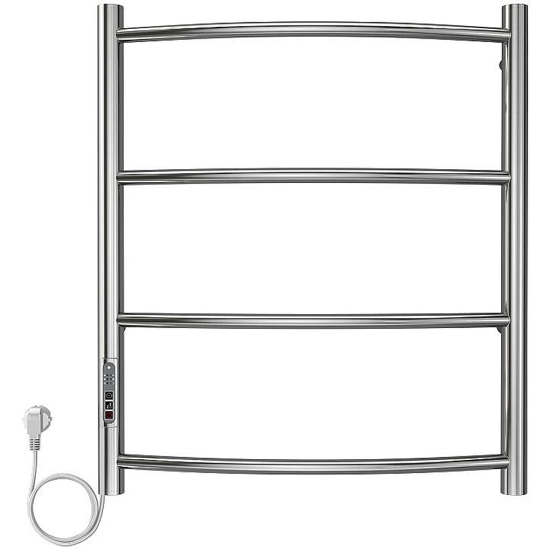 Электрический полотенцесушитель Azario Verona 500x600 П4 AZ04756 диммер слева Хром