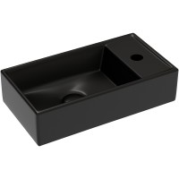Раковина Ceramicanova Element 41 L CN6051LMB Черная матовая фарфор подвесная