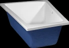 Акриловая ванна C-Bath Diana 170x130 L CBA00502L цвет Белый