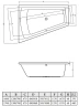 Акриловая ванна C-Bath Diana 170x130 L CBA00502L цвет Белый