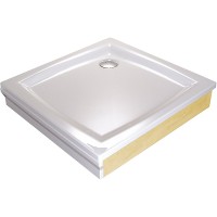 Акриловый поддон для душа Ravak Galaxy/Perseus PP 90х90 A027701510 Белый