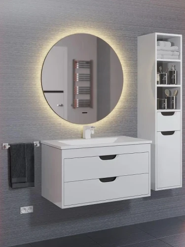 Зеркало Uperwood Modul 80 2949345681 с подсветкой с сенсорным выключателем и подогревом