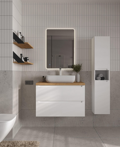 Зеркало ЗОВ 80 Z8060 с подсветкой с сенсорным выключателем