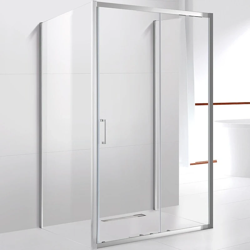 Душевой уголок Cezares Molveno 160x90 MOLVENO-AH-12-160/90-C-Cr-IV профиль Хром стекло прозрачное