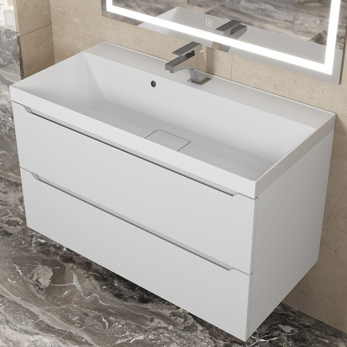 Раковина Uperwood Classic New 90 291021026 цвет Белый глянцевый