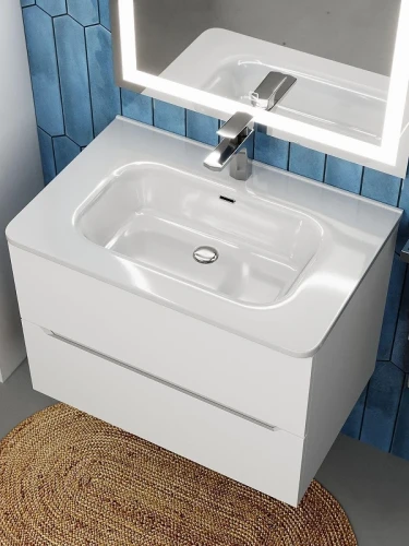 Раковина Uperwood Monica 71 RMonica70wg цвет Белый глянцевый