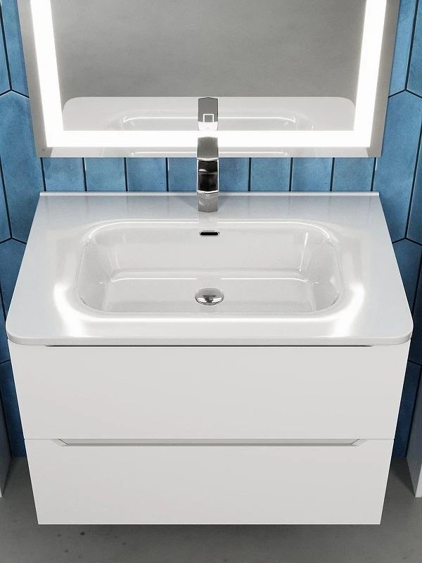 Раковина Uperwood Monica 71 RMonica70wg цвет Белый глянцевый
