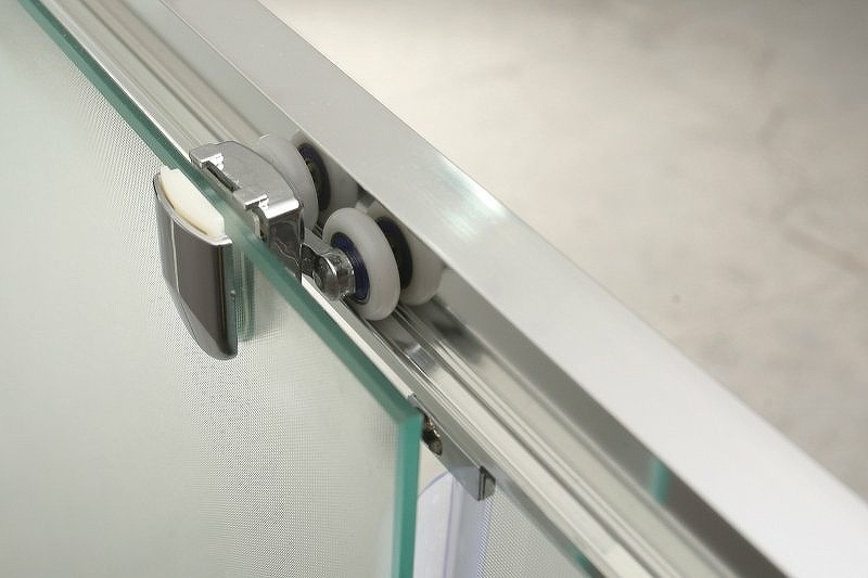 Душевой уголок BelBagno Unique 125х80 UNIQUE-AH-1-110/125-80-C-Cr профиль Хром стекло прозрачное
