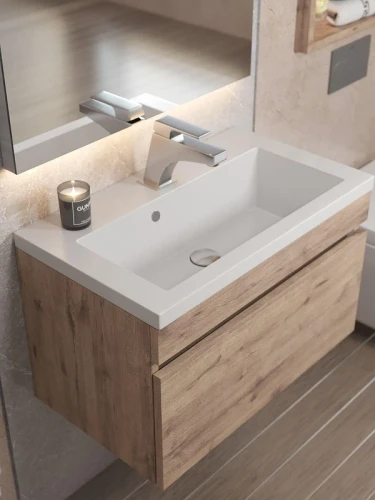 Раковина Uperwood Eva 57.5 4548340002 цвет Белый глянцевый