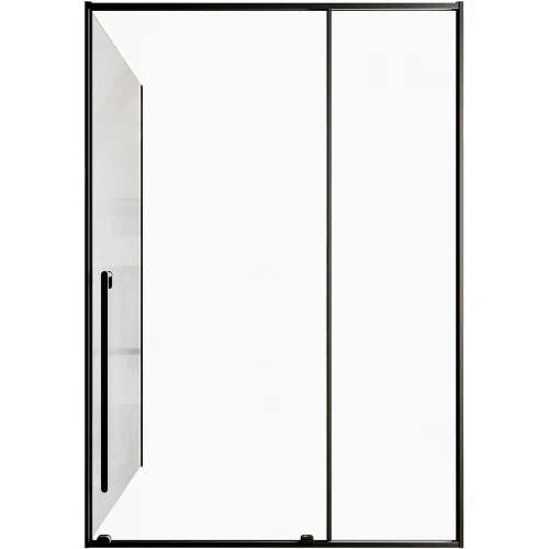 Душевой уголок Allen Brau Fantasy 140x80 3.11008.31 + 3.11012.31 профиль Черный матовый стекло прозрачное