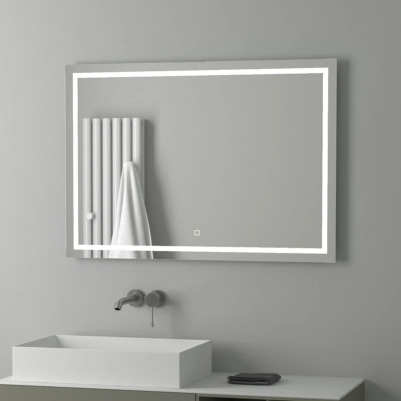 Зеркало Evoform Ledline 70x100 BY 2437 с подсветкой 29.5 W - сенсорный выключатель стекло