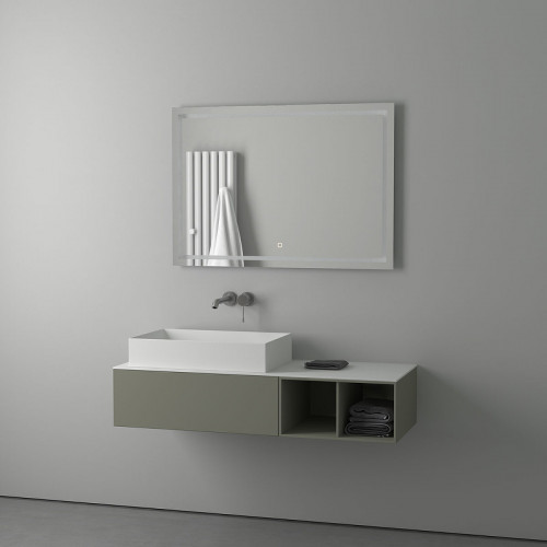 Зеркало Evoform Ledline 70x100 BY 2437 с подсветкой 29.5 W - сенсорный выключатель стекло