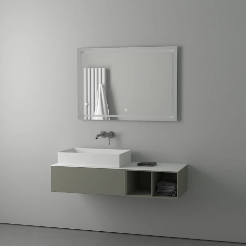 Зеркало Evoform Ledline 70x100 BY 2437 с подсветкой 29.5 W - сенсорный выключатель стекло