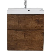 Тумба под раковину BelBagno Marino 60 MARINO-H60-600-2C-SO-RW-P подвесная Rovere Moro МДФ / ЛДСП
