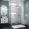 Душевой уголок Grossman Style 130x100 120.K33.05.1310.10.00 профиль Хром стекло прозрачное