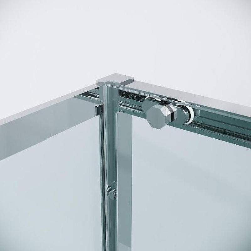 Душевой уголок Grossman Style 130x100 120.K33.05.1310.10.00 профиль Хром стекло прозрачное