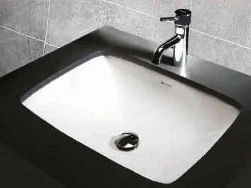 Раковина beWash Balaton 56 91561001 Белый глянец фарфор встраиваемый