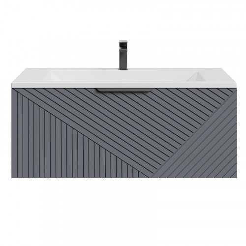 Тумба под раковину Grossman Блисс 100 1010048 цвет Графит