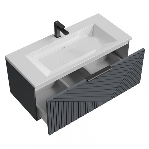 Тумба под раковину Grossman Блисс 100 1010048 цвет Графит