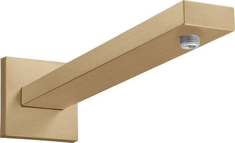 Кронштейн для верхнего душа Hansgrohe Square 27694140 цвет Шлифованная бронза