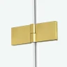 Душевой уголок New Trendy Avexa Gold 90х80 L EXK-1742 профиль Брашированное золото стекло прозрачное