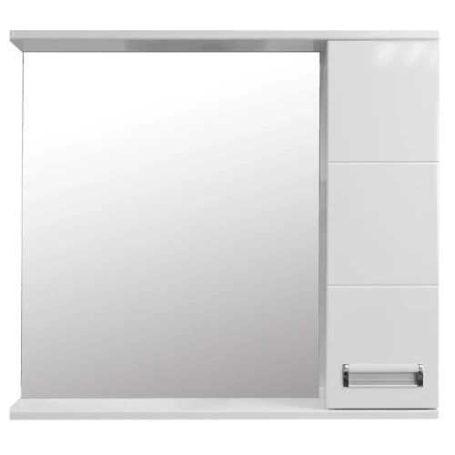 Зеркало со шкафом Loranto Дина 75 R CS00049720 цвет Белый