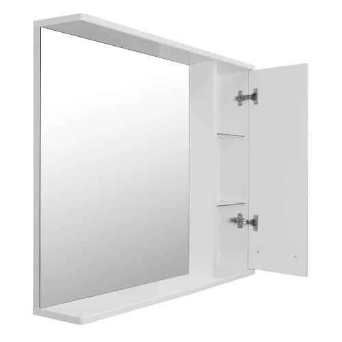 Зеркало со шкафом Loranto Дина 75 R CS00049720 цвет Белый