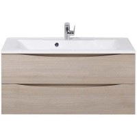 Тумба под раковину BelBagno Marino 100 MARINO-1000-2C-SO-RG-P подвесная Rovere Grigio МДФ / ЛДСП