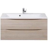 Тумба под раковину BelBagno Marino 100 MARINO-1000-2C-SO-RG-P подвесная Rovere Grigio МДФ / ЛДСП