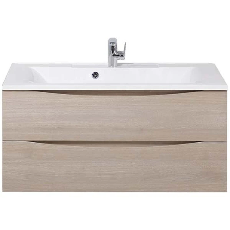 Тумба под раковину BelBagno Marino 100 MARINO-1000-2C-SO-RG-P подвесная Rovere Grigio МДФ / ЛДСП