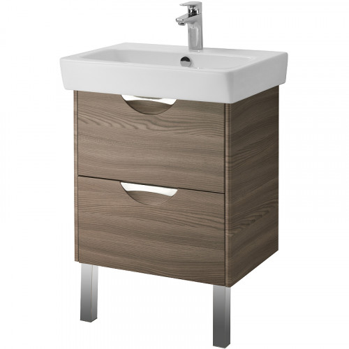 Тумба под раковину Aquaton Сильва 60 1A211801SIW50 Дуб макиато МДФ / ЛДСП