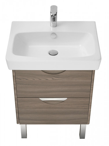 Тумба под раковину Aquaton Сильва 60 1A211801SIW50 Дуб макиато МДФ / ЛДСП