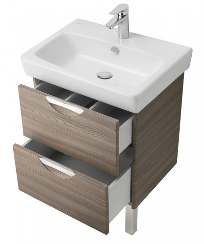 Тумба под раковину Aquaton Сильва 60 1A211801SIW50 Дуб макиато МДФ / ЛДСП