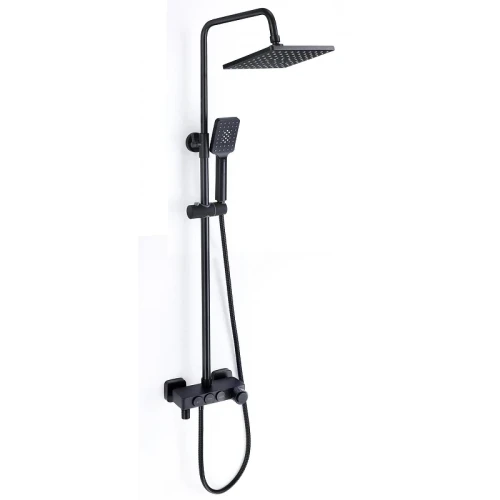 Душевая система Savol S-602042H цвет Черный матовый