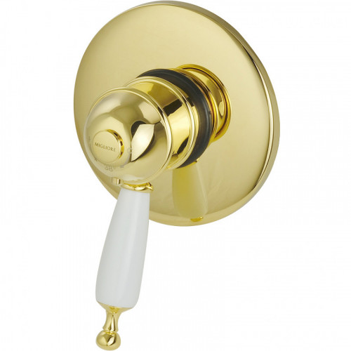 Смеситель для душа Migliore Oxford 19180 с термостатом Золото латунь встраиваемый