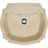 Кухонная мойка Florentina Эмилия-640 20.355.D0640.107 Песочная искусственный камень (литьевой мрамор) встраиваемый