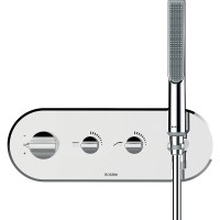 Смеситель для душа Bossini Apice Z00523.030 с термостатом Хром латунь встраиваемый