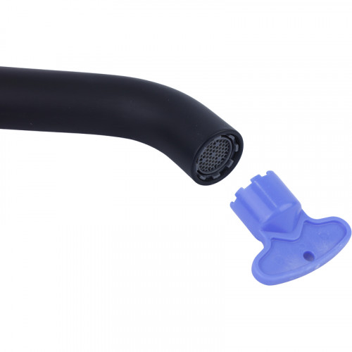 Смеситель для раковины Bronze de Luxe Focus 24615BG Черный матовый латунь