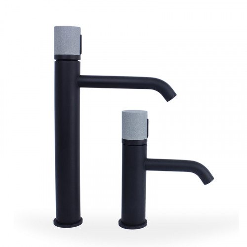 Смеситель для раковины Bronze de Luxe Focus 24615BG Черный матовый латунь