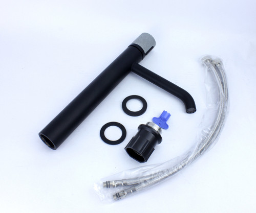 Смеситель для раковины Bronze de Luxe Focus 24615BG Черный матовый латунь