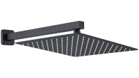 Верхний душ Berges Ventas S Black 074002 Черный матовый нержавеющая сталь на потолок