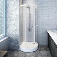 Душевой уголок Radomir Стронг 90x90 1-03-1-0-0-1801 профиль Белый стекло матовое