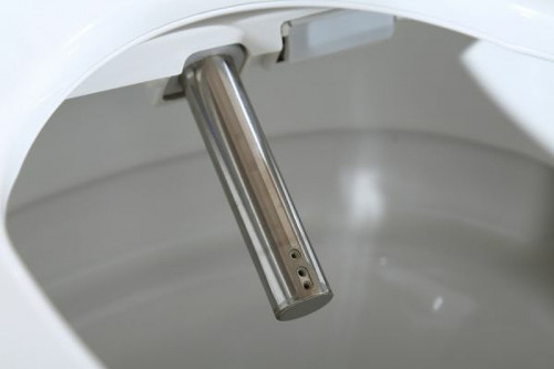 Унитаз биде Timo TE-721 приставной Белый с Микролифтом фаянс приставной