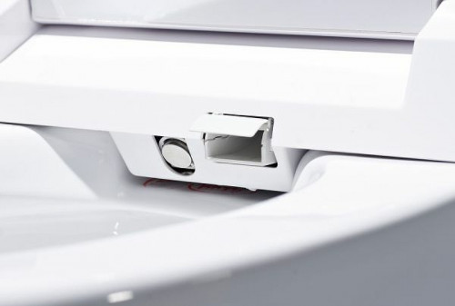 Унитаз биде Timo TE-721 приставной Белый с Микролифтом фаянс приставной