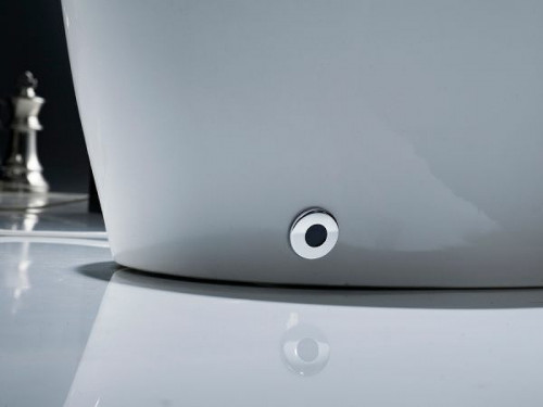 Унитаз биде Timo TE-721 приставной Белый с Микролифтом фаянс приставной