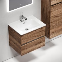 Тумба под раковину Sancos Urban 60 UR60ECH подвесная Дуб чарльстон МДФ / ЛДСП