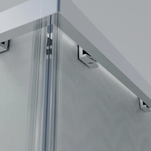 Душевой уголок Vincea Rapid-N 100x120 VSS-3RN1012E10MT профиль Хром стекло текстурное